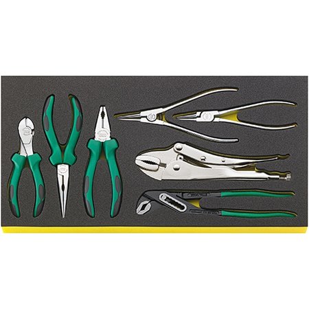 STAHLWILLE TOOLS Set of pliers No.TCS WT 6501-6602/7 -tray7-pcs. 96830118